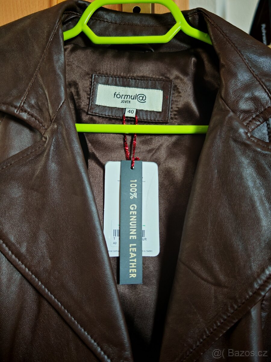 Kožený kabát vel. 40 - 4