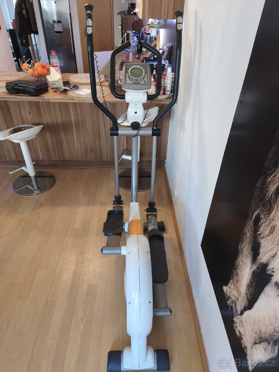 Eliptický trenažér Kettler Cross M (Bílá, Oranžová barva) - 4