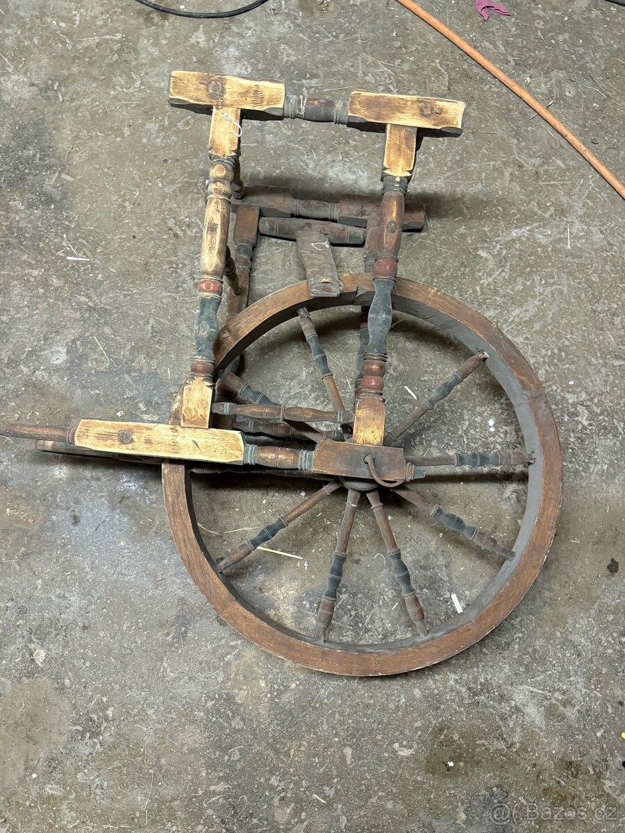 Kolovrátky 2ks , brusný kamen , váza - 4