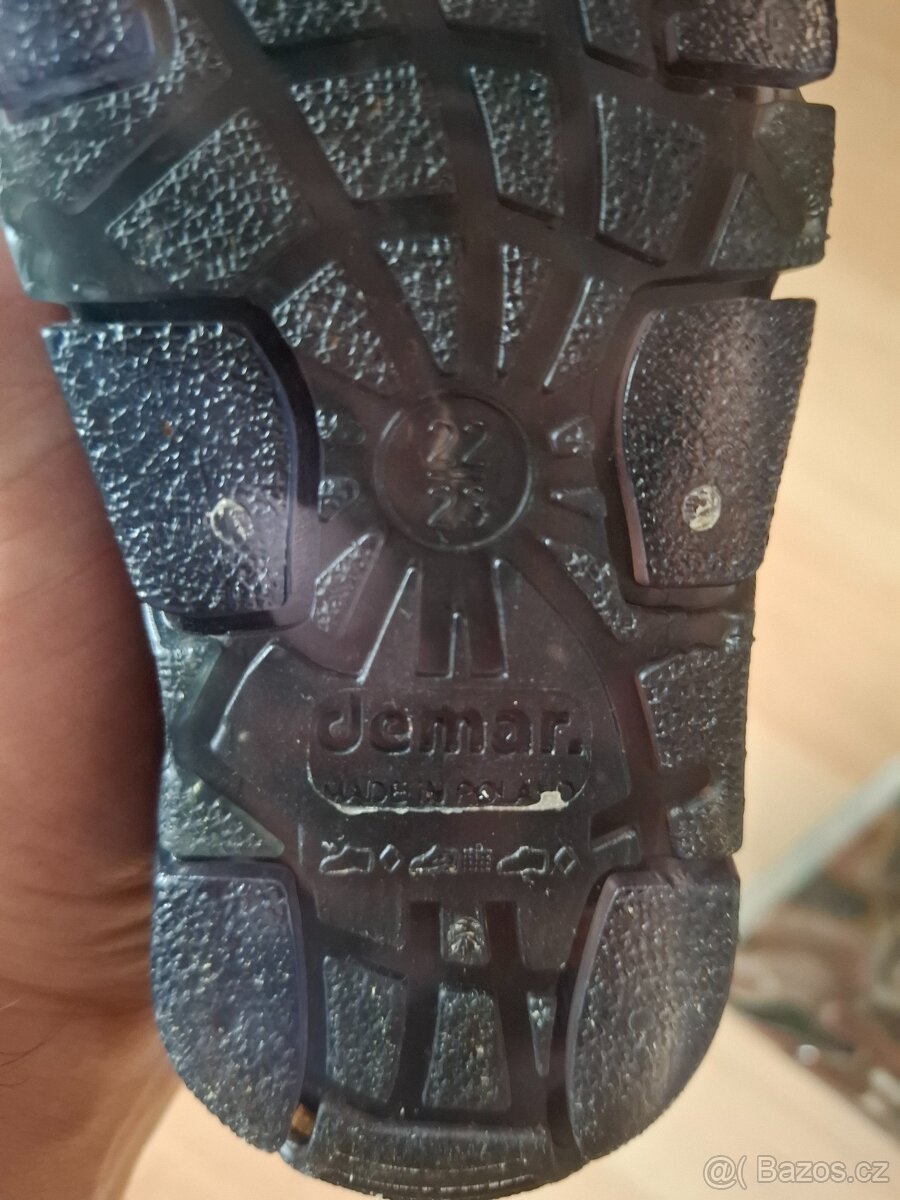 Dětské holínky gumáky Demar velikost 22 a 23 - 4