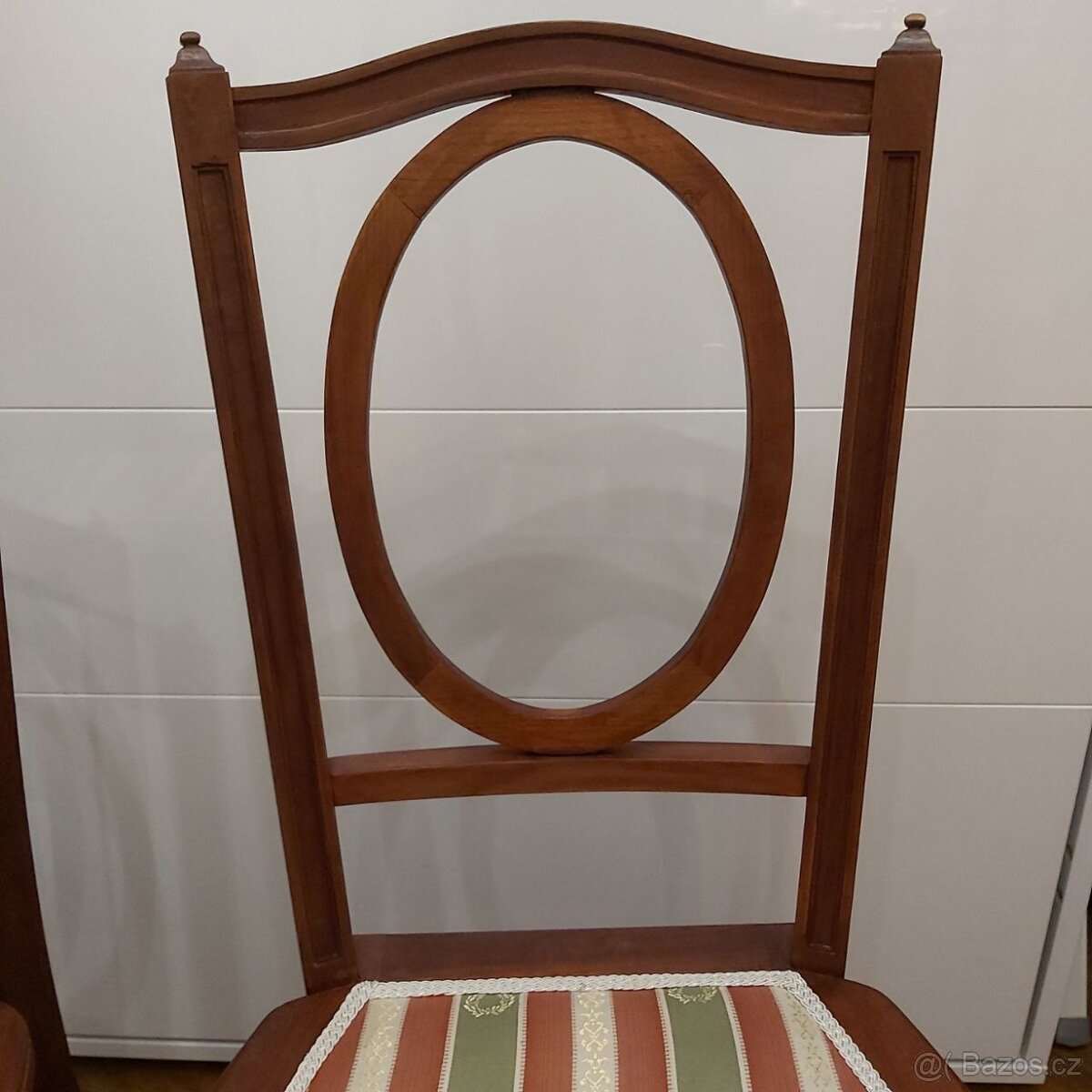 Starožitné dřevěné židle 2 ks - 4