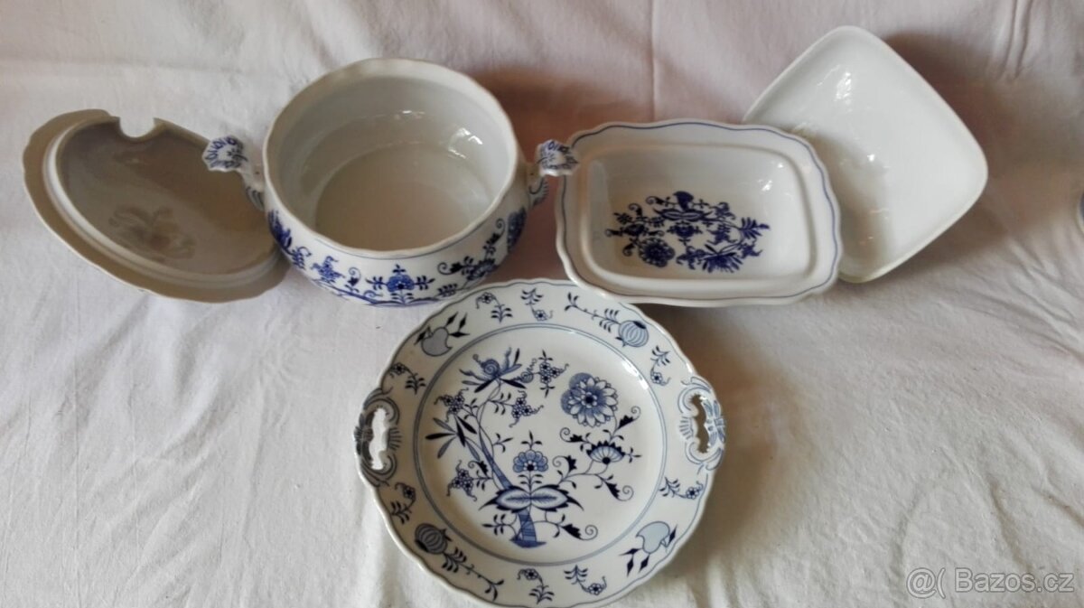 Cibulák 4 druhy polévková / ragú mísa s podnosem I.tř. - 4