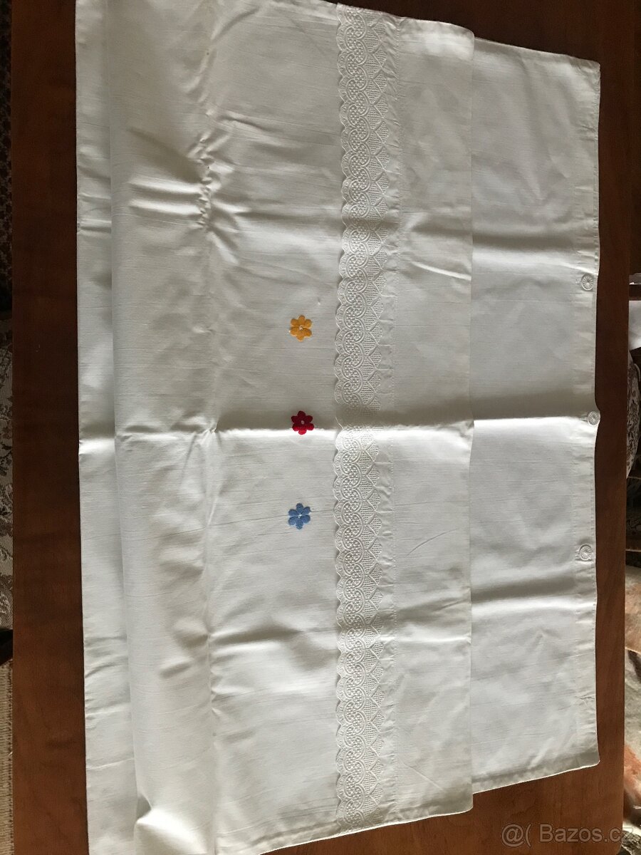 Starožitné prošívané a paličkované povlečení - 4