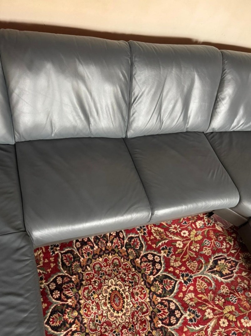 Kožená sedací souprava do U, 5210 - 4