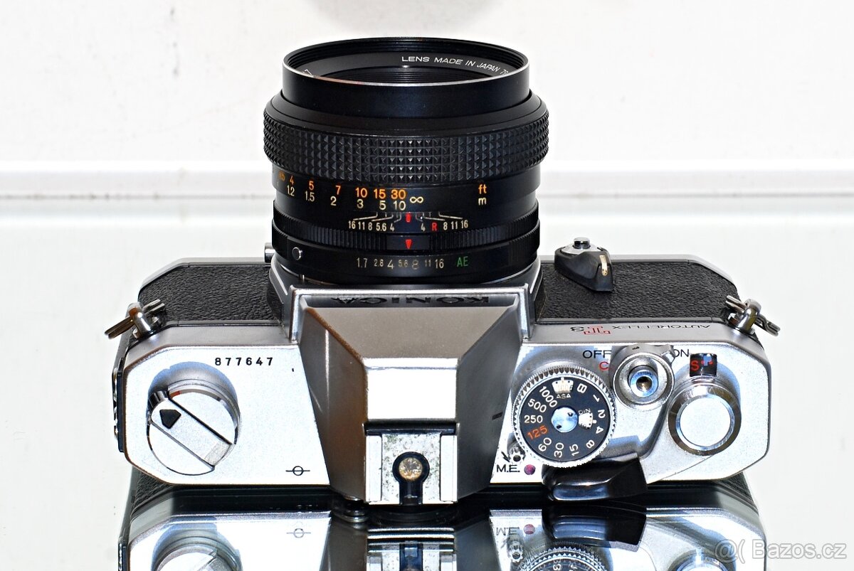 Konica Autoreflex T3 + Hexanon 1,7/50 po SERVISU - 4