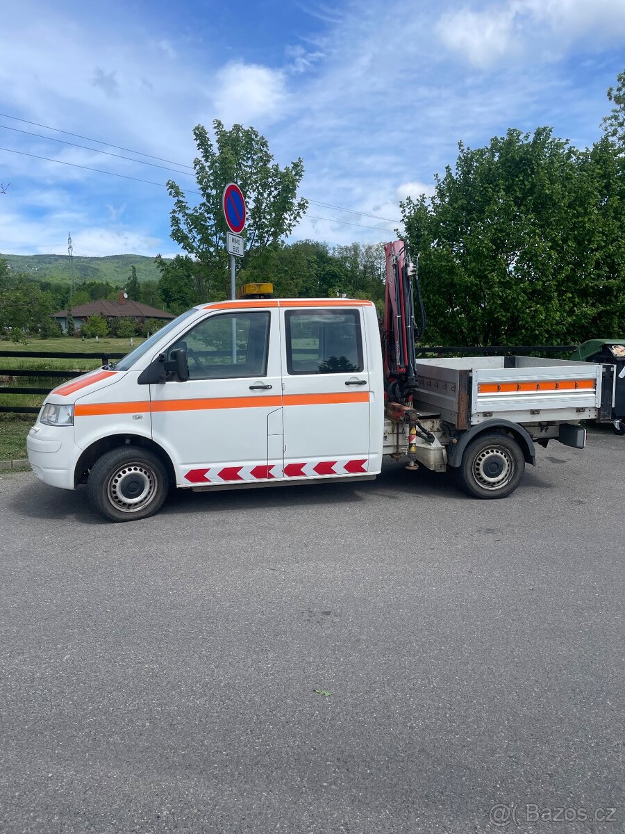 VW Transporter 4x4, valník, ruka