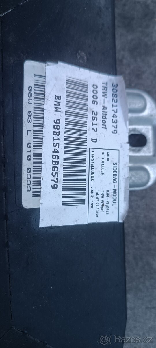 Airbag levý přední do dveří BMW e46 - 4