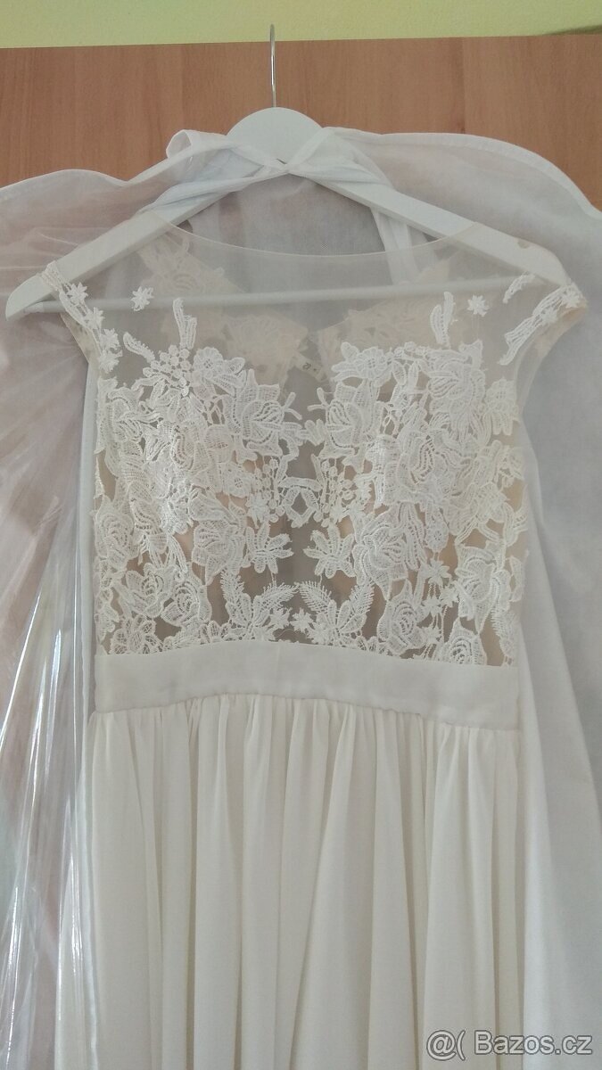 Svatební šaty vel.34/36 - 4