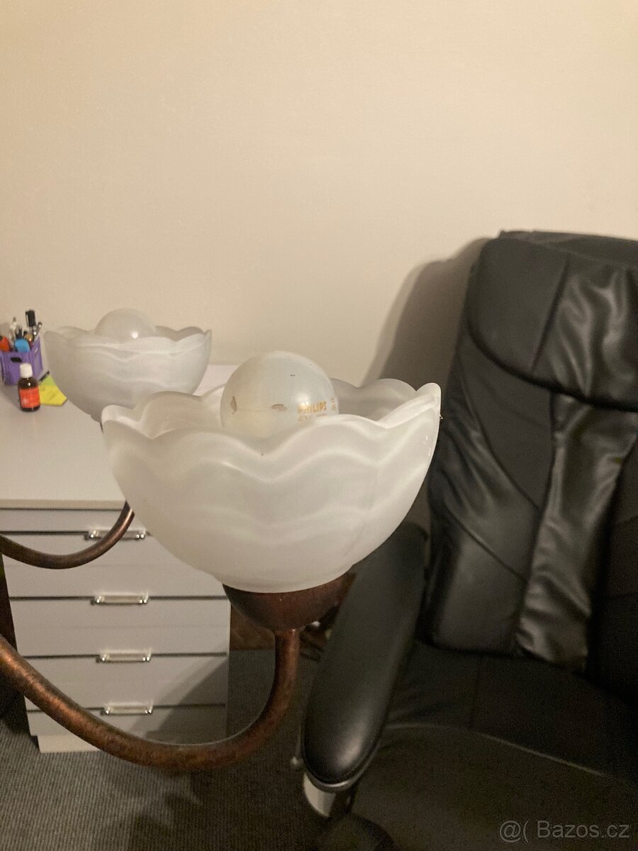 Set lustr a 2 nástěnné světla - 4