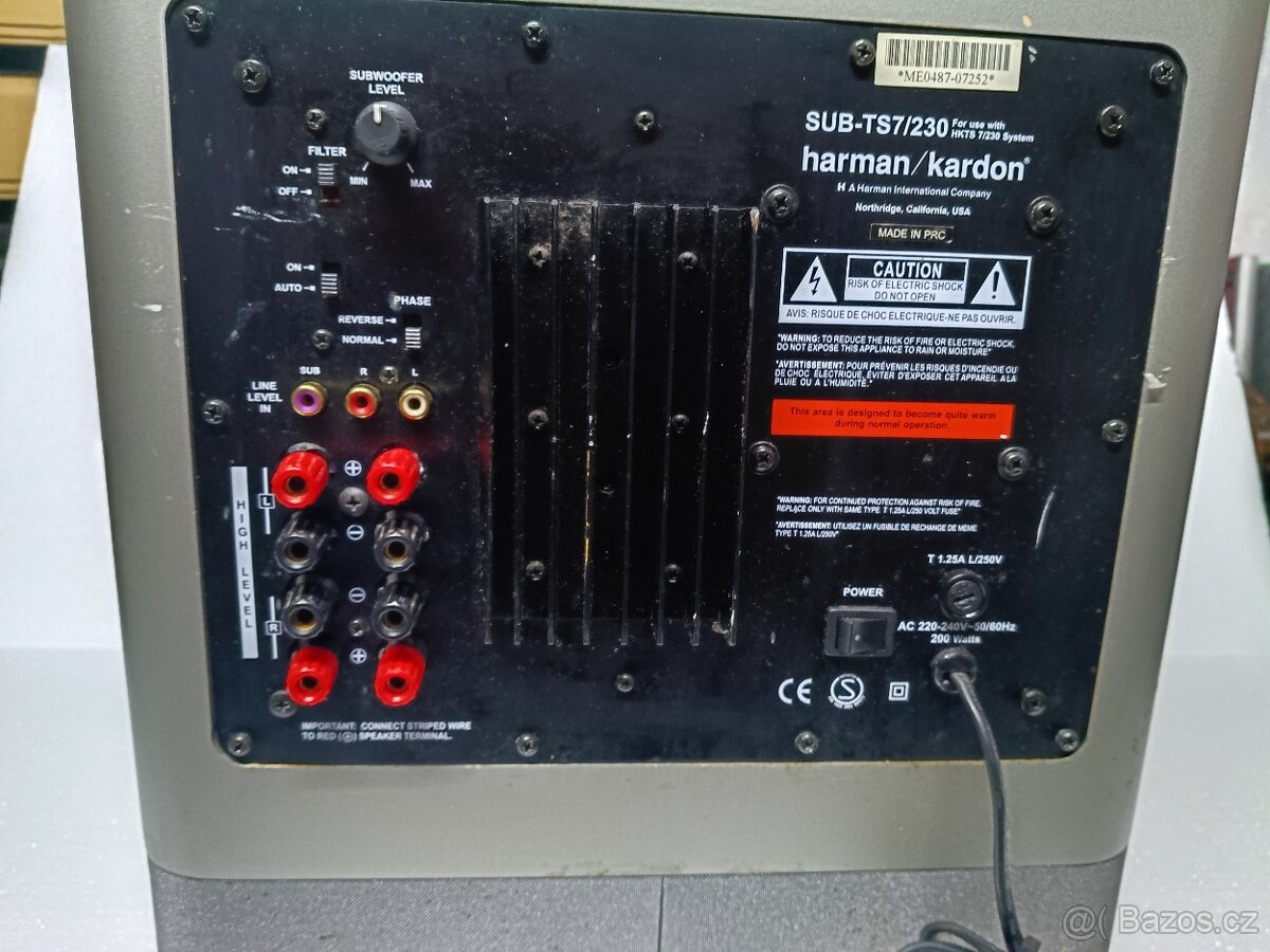 Aktivní subwoofer HARMAN KARDON SUB-TS7/230 200W - 4