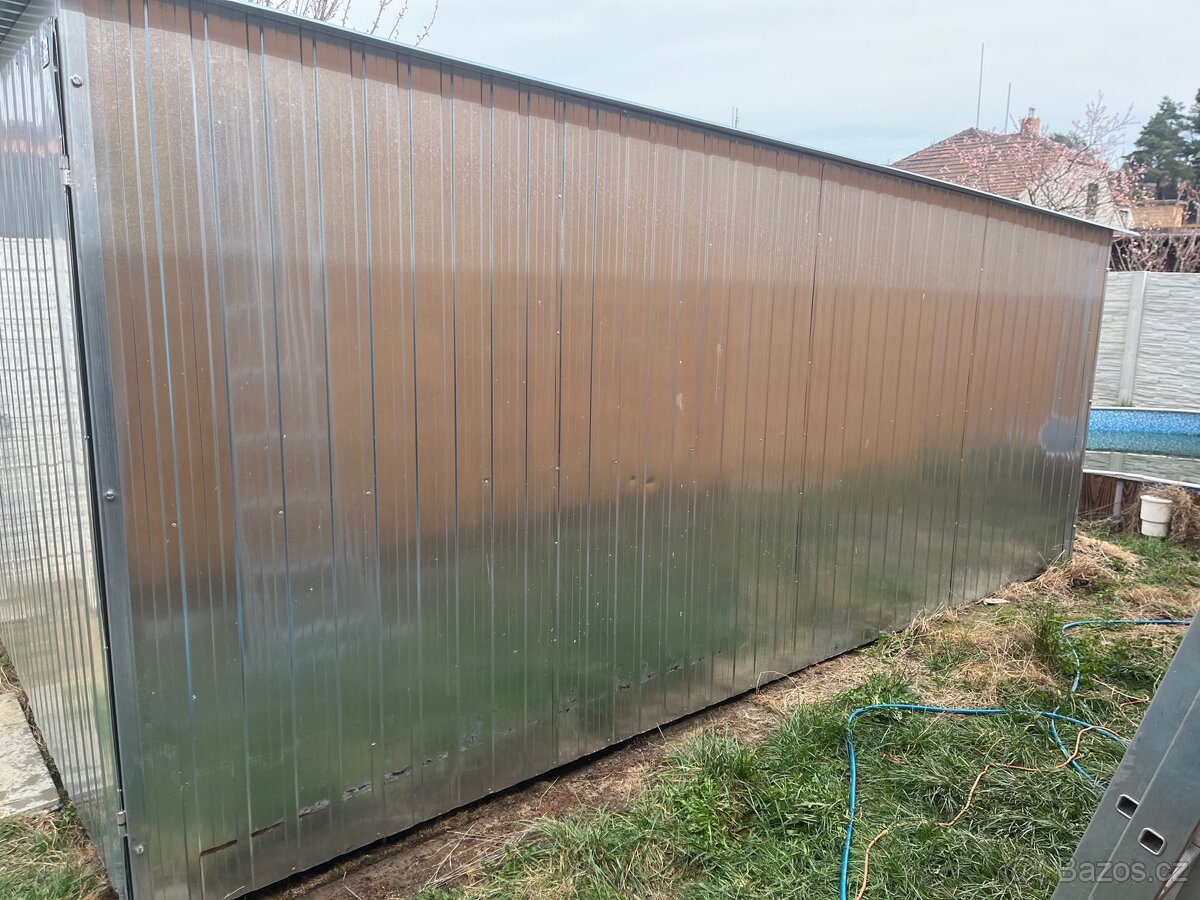 Plechová garáž 5x3m. - 4