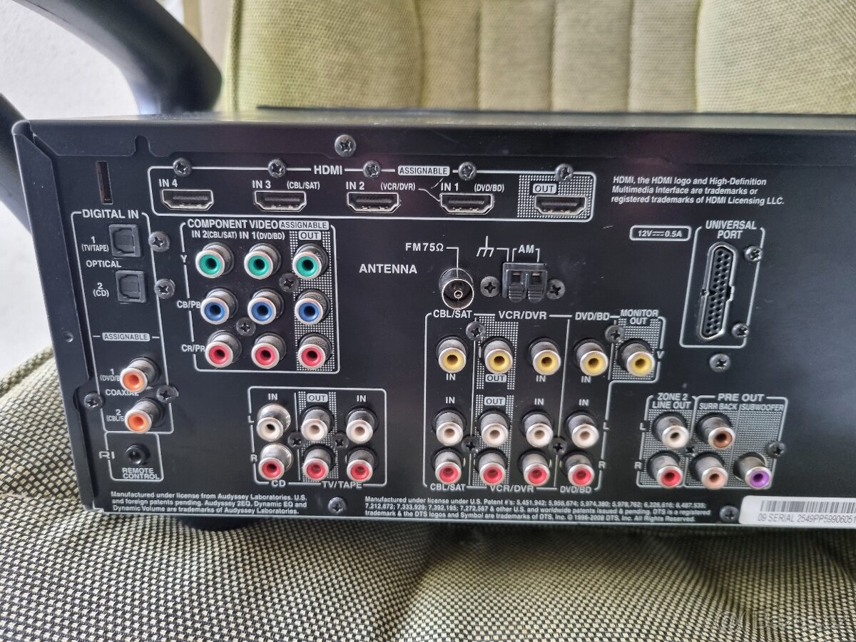 ONKYO TX-SR507 černý - 4