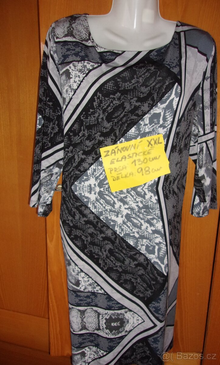 ŠATY RŮZNÉ TYPY-SPOLEČ.+LETNÍ +CAPRI KALHOTY+ SÁČKO - 4