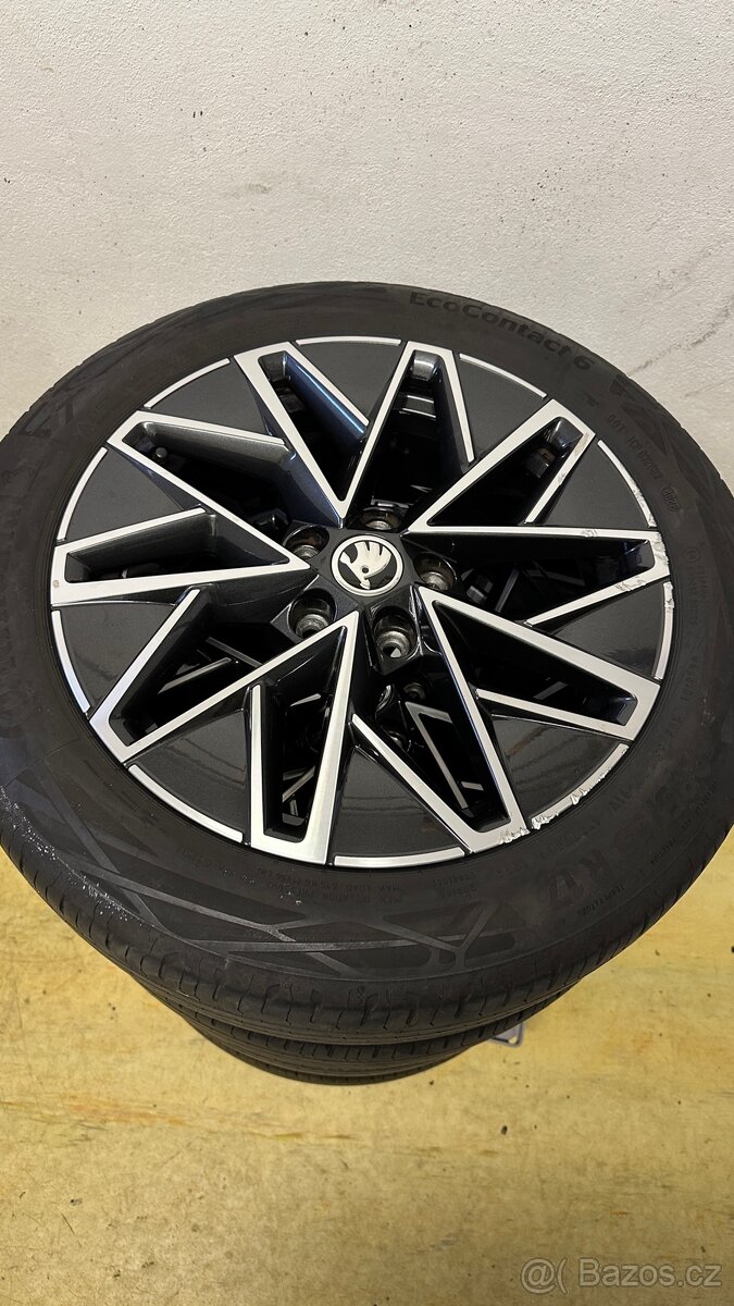 Alu kola 5x112 R17 Letni pneu 205/55/17 - 4