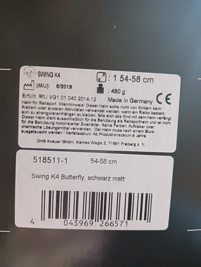 Dětská jezdecká přilba pro dívku - 4