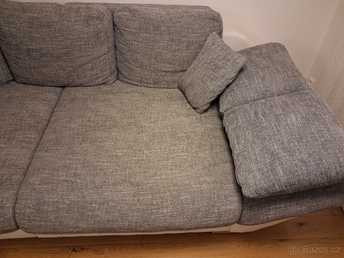 Velká rozkládací sedačka s úložným prostorem - 4