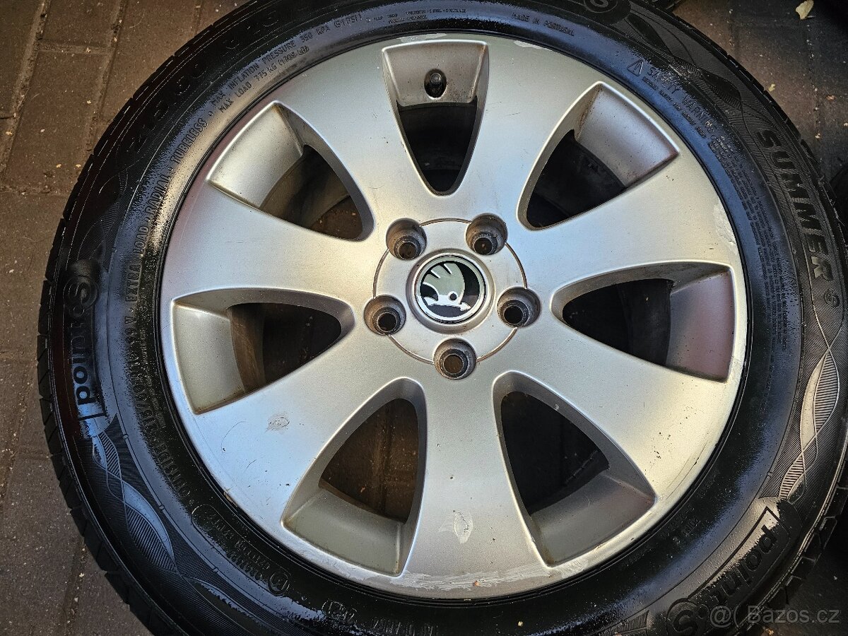 ALU letní kola Škoda 5x112 R16 Yeti - 4