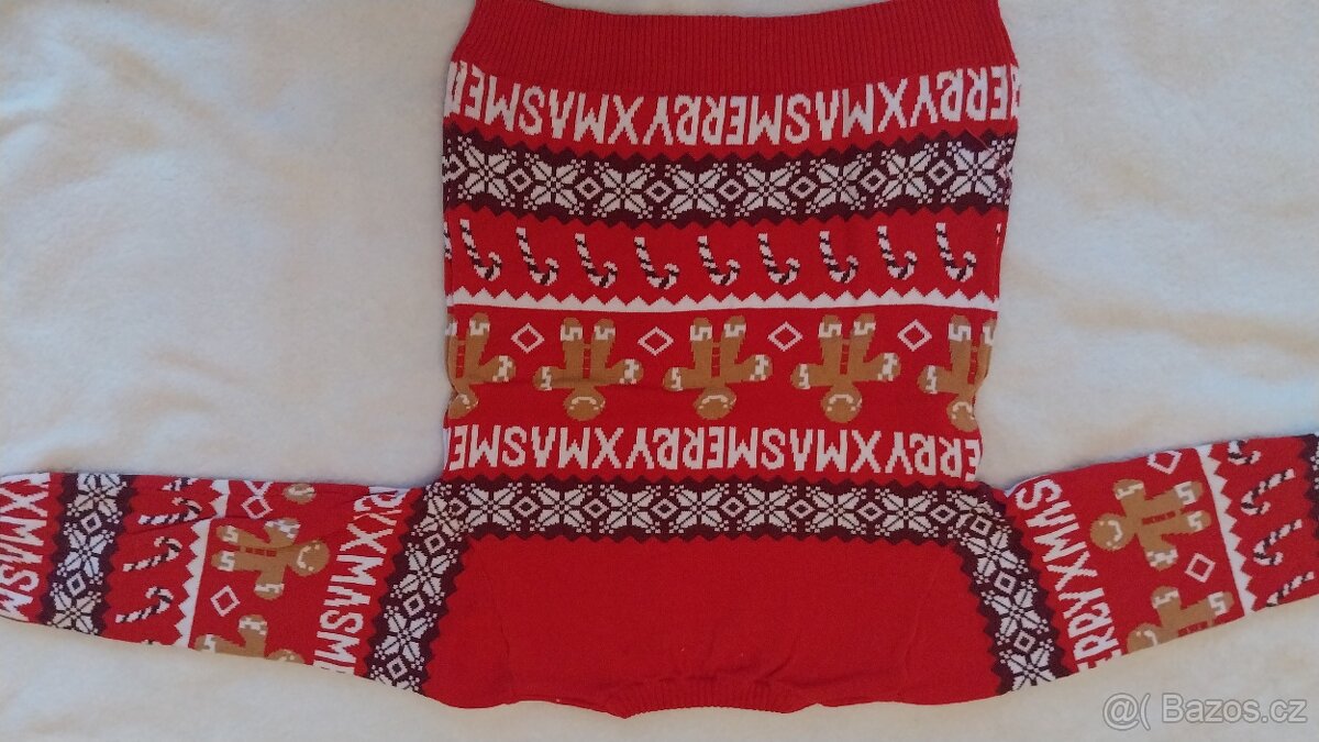 Vánoční svetr, vel. 122 - 4