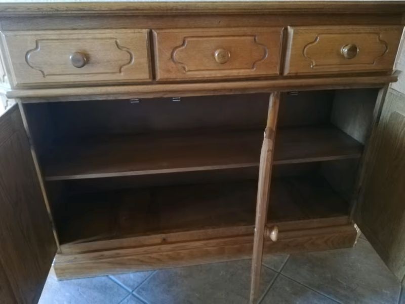 Komoda, příborník - rustikální dub, délka 120 cm - 4