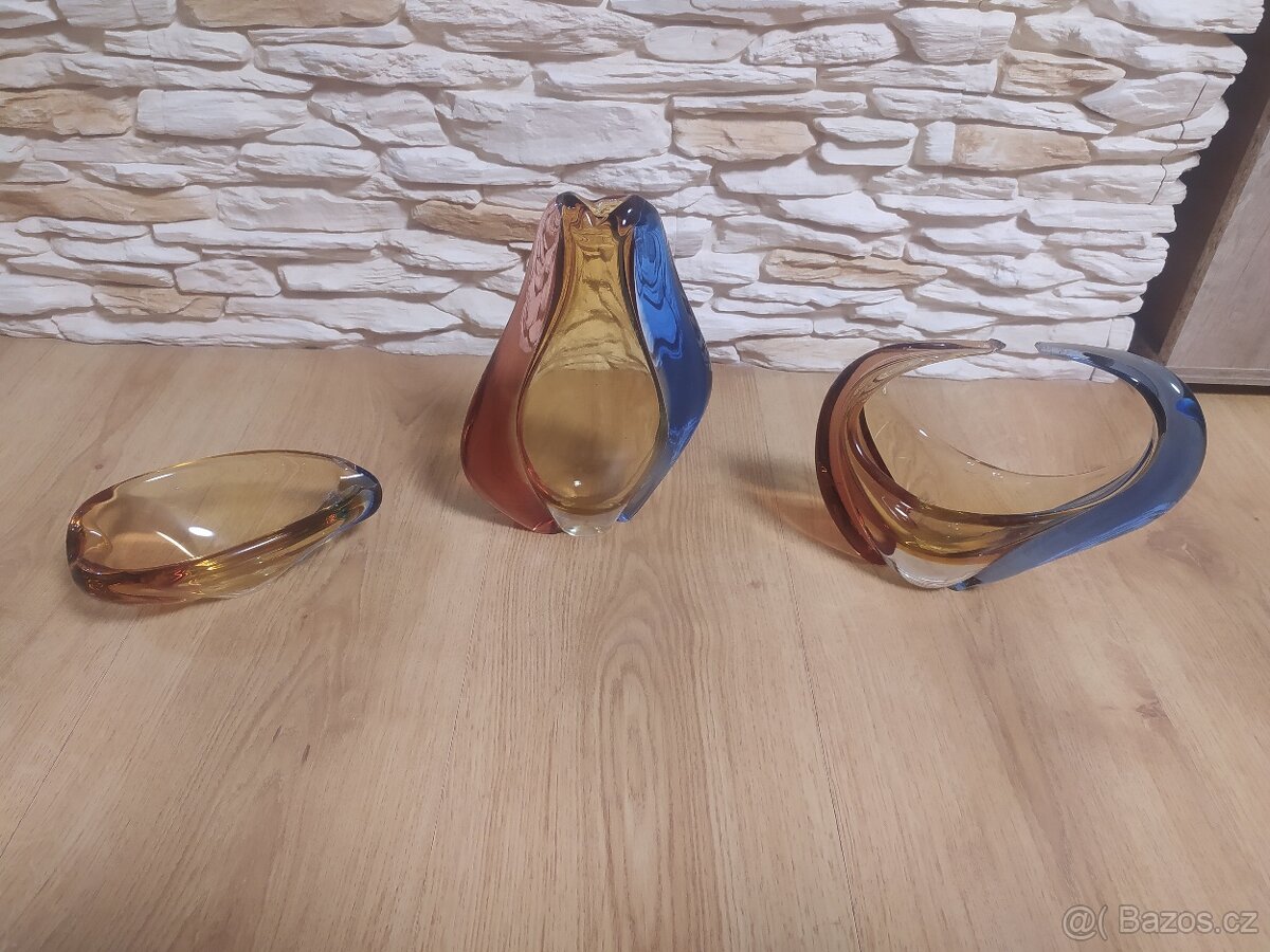 KOLEKCE HUTNÍHO SKLA - 5ks - 4