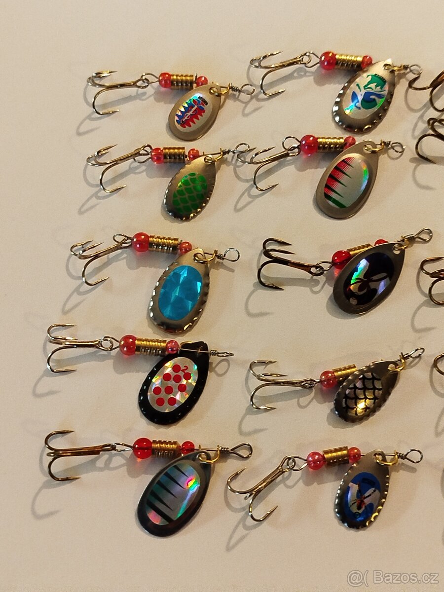 NOVÉ RYBÁŘSKÉ NÁSTRAHY - 20 KS ROTAČNÍCH TŘPYTEK - 4