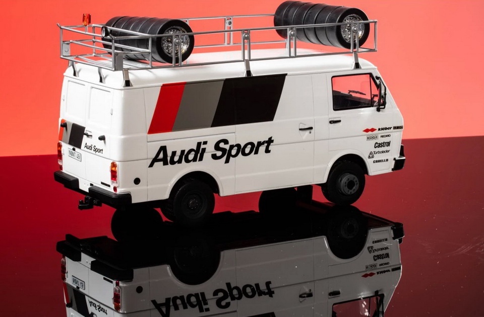 Set Rallye VW LT35 + Audi Quattro A2 1983 1:18 OttoMobile - 4