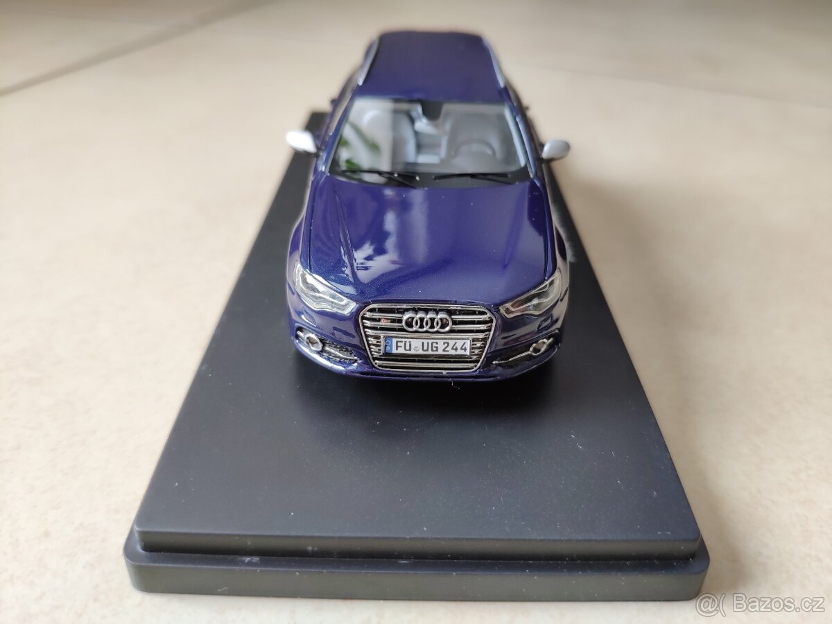 LIMITED 500ks AUDI S6 AVANT ESTORIL BLAU SCHUCO 1:43 MODEL - 4
