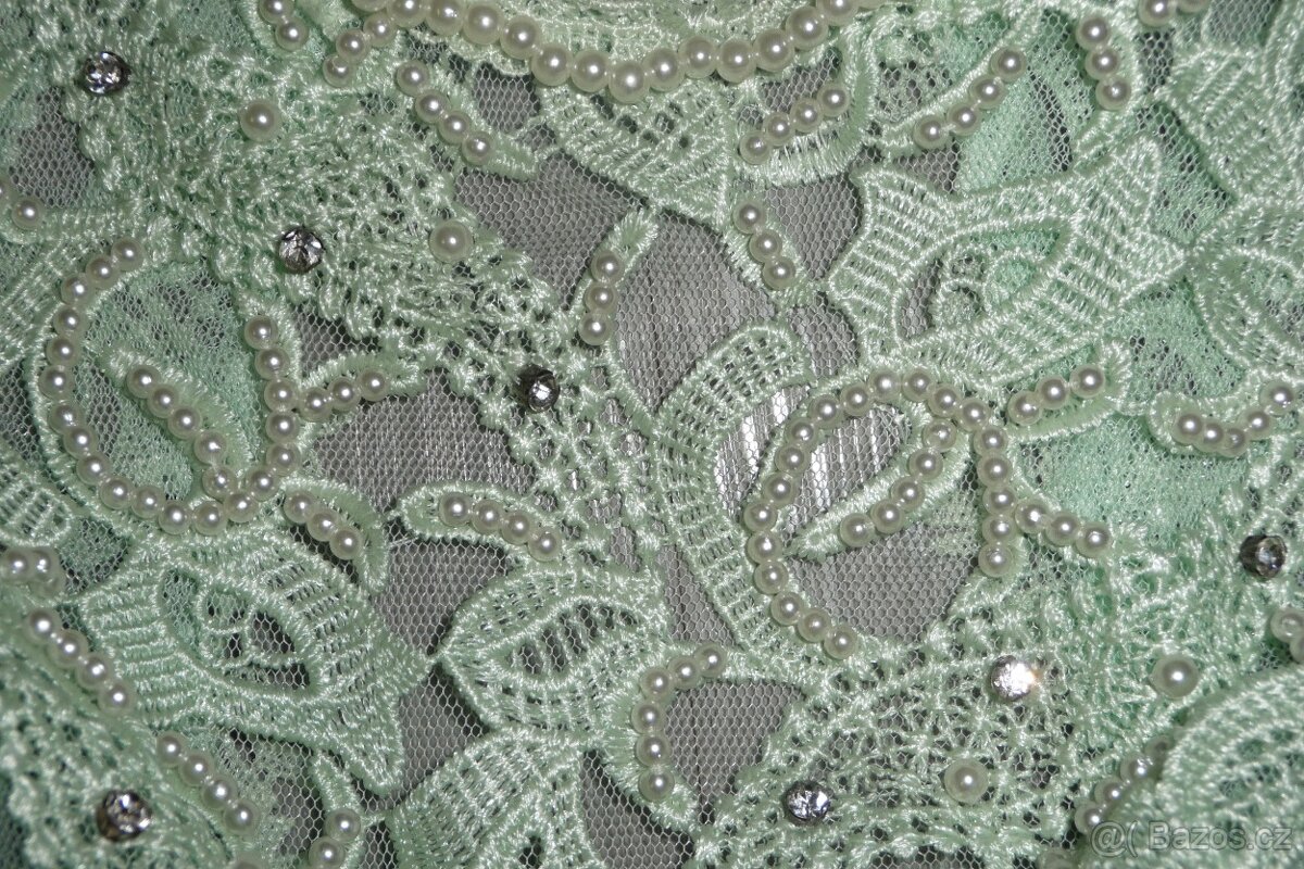 plesové společenské šaty vel. M - 4