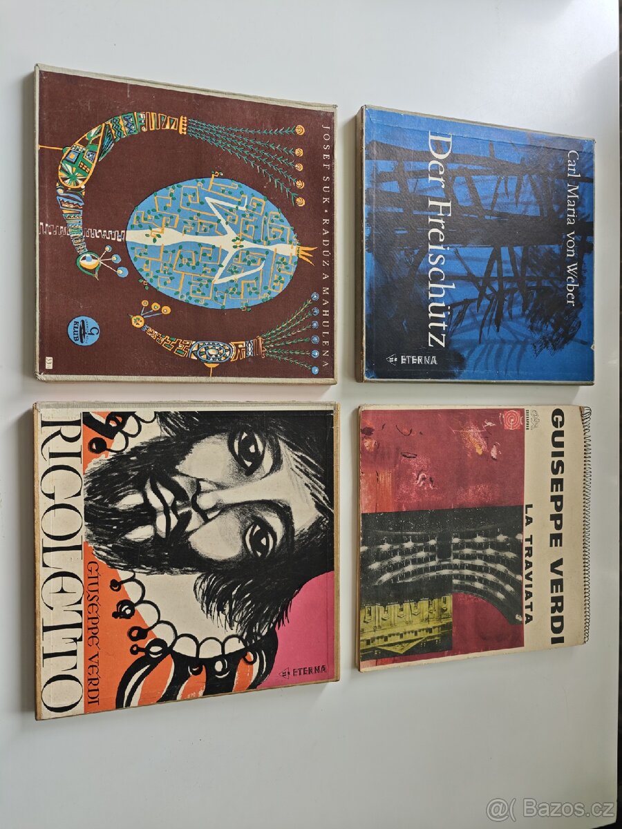 Staré gramofonové desky Verdi , Suk,Weber - 4