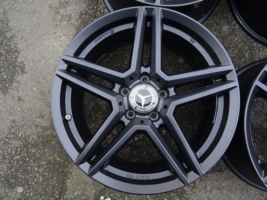 Alu disky černé Mercedes GLC, 18", 5x112, ET 38, šířka 8J - 4