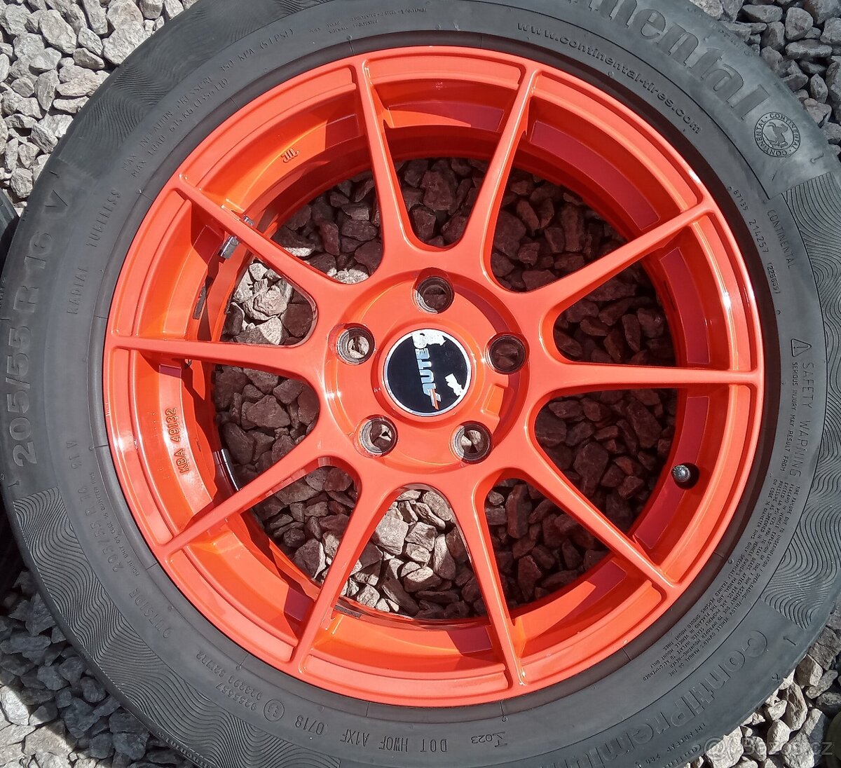 Alu kola 7x16 5x112 s letními pneu 205/55 R16 - 4