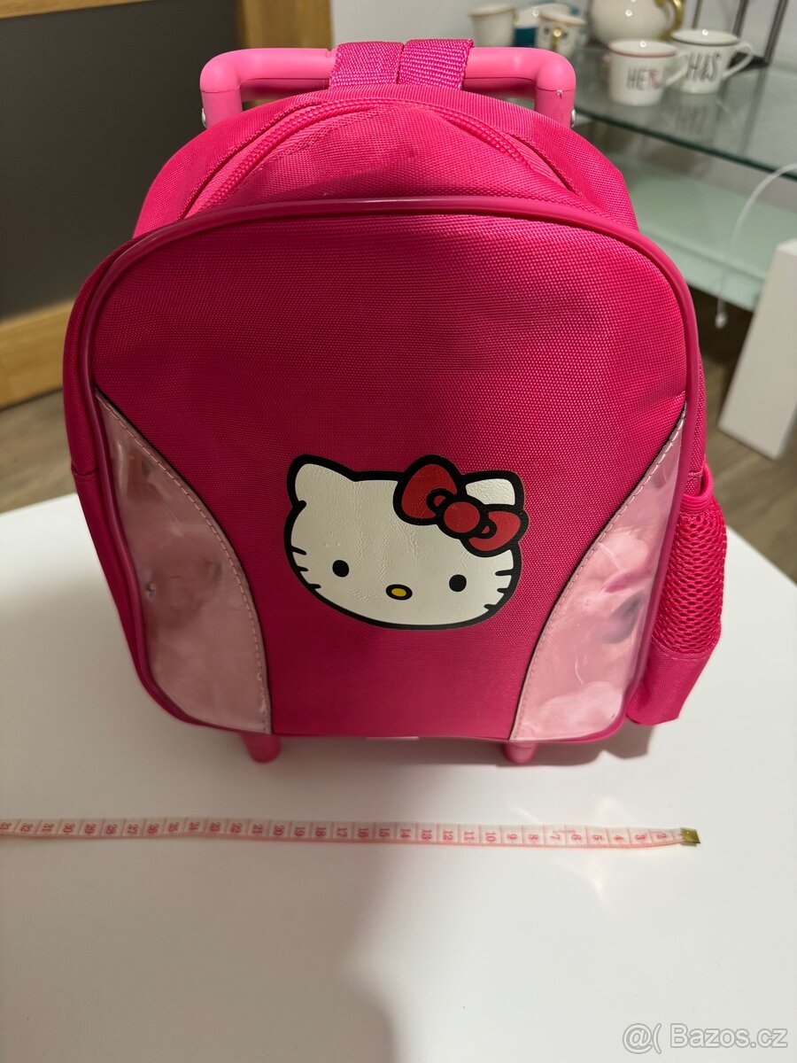 Dětský cestovní batoh na kolečkách Hello Kitty - 4