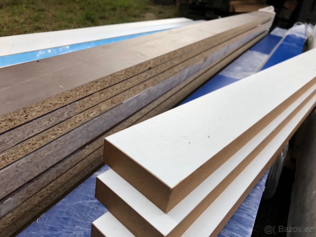 Lemovací lišty z dřevotřísky laminované - 4