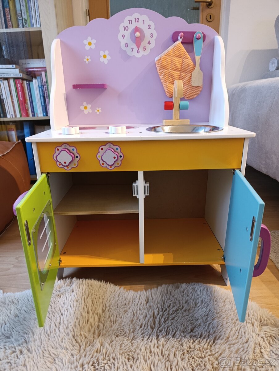 Barevná kuchyňka ECO Andreu Toys - včetně příslušenství - 4