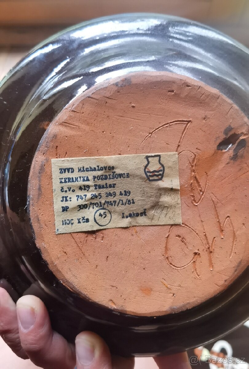 Pozdišovská keramika talíře hrnky - 4