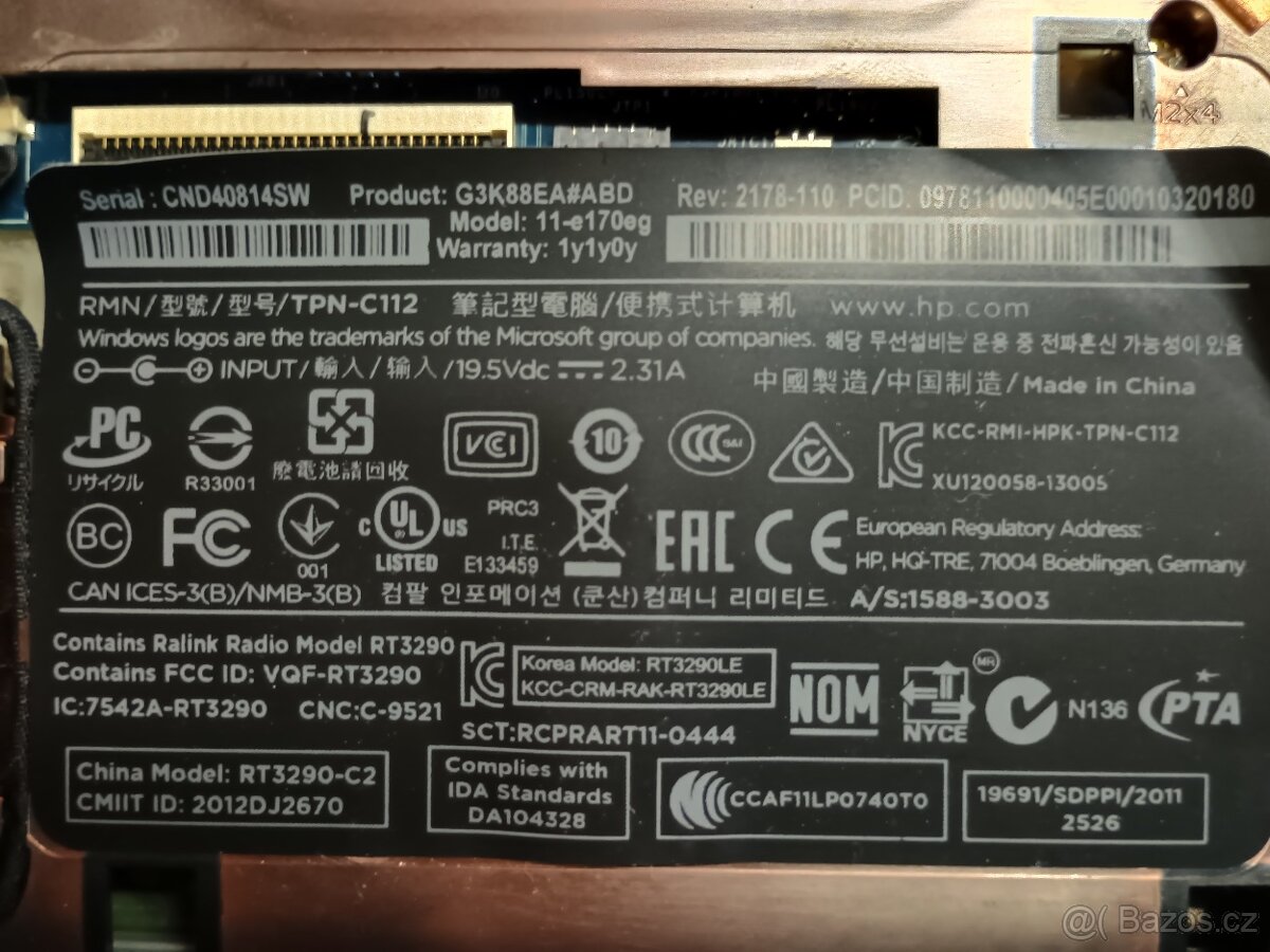 HP Pavilion TouchSmart 11 - 4