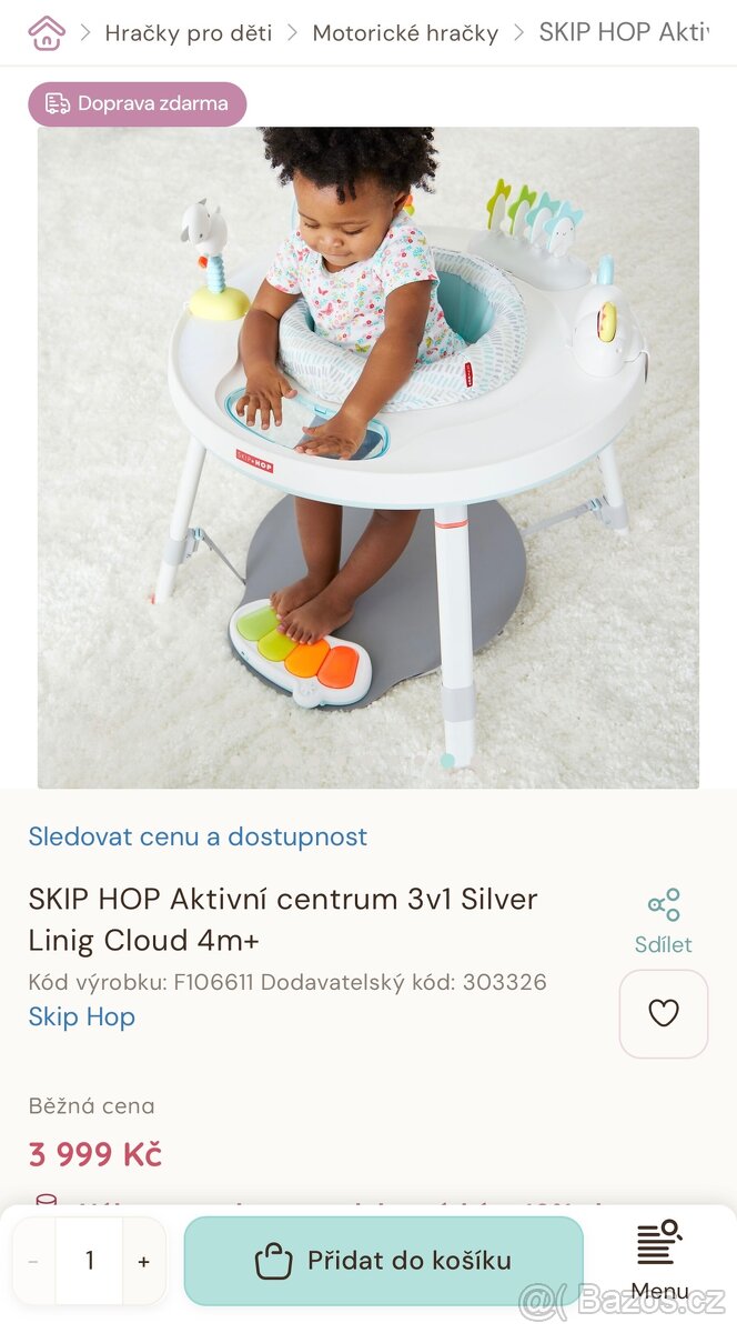 SKIP HOP Aktivní centrum 3v1 - 4