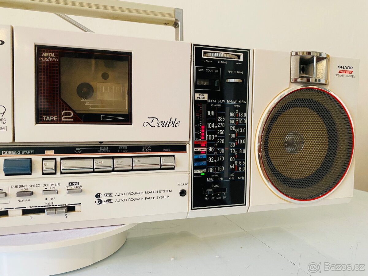 Radiomagnetofon Sharp QT 89HW, rok 1986 - 4