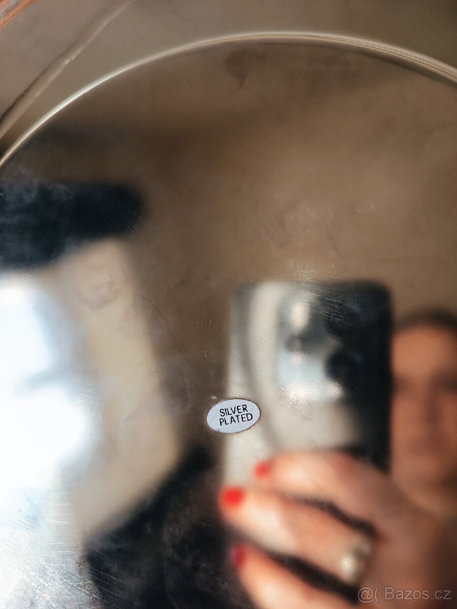 Postříbřené italské podtácy - 4