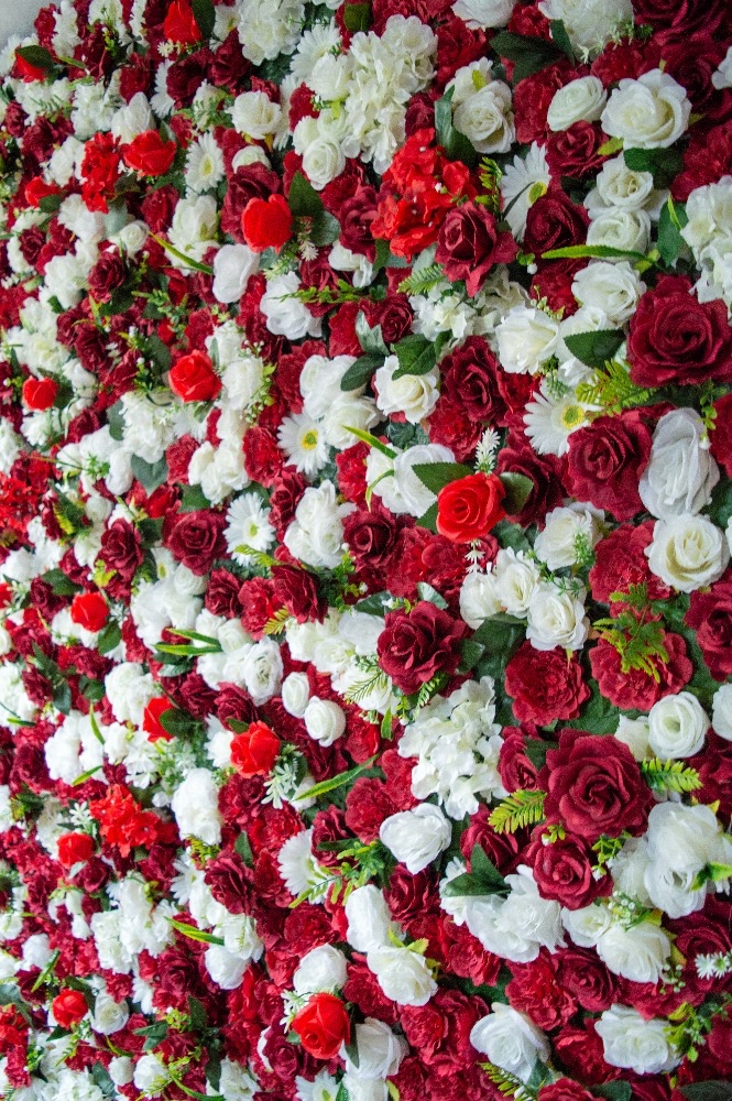 3x Květinová stěna 3D, pozadí - 4