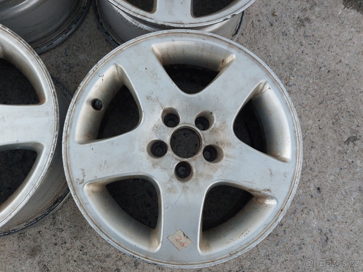 ALU kola 7x15" 5x100.. Octavia, Fabia, Golf.. - 4