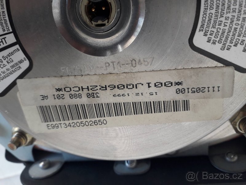 Airbag řidiče Volkswagen Golf IV 1.9 TDI (1999) - 4