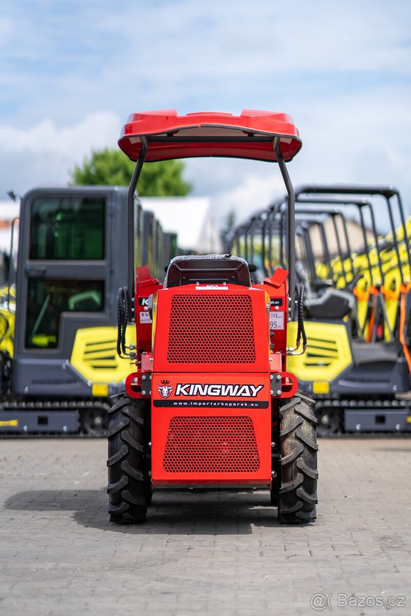 Mini kolový nakladač - KINGWAY HERACLES H130 PRO - 4