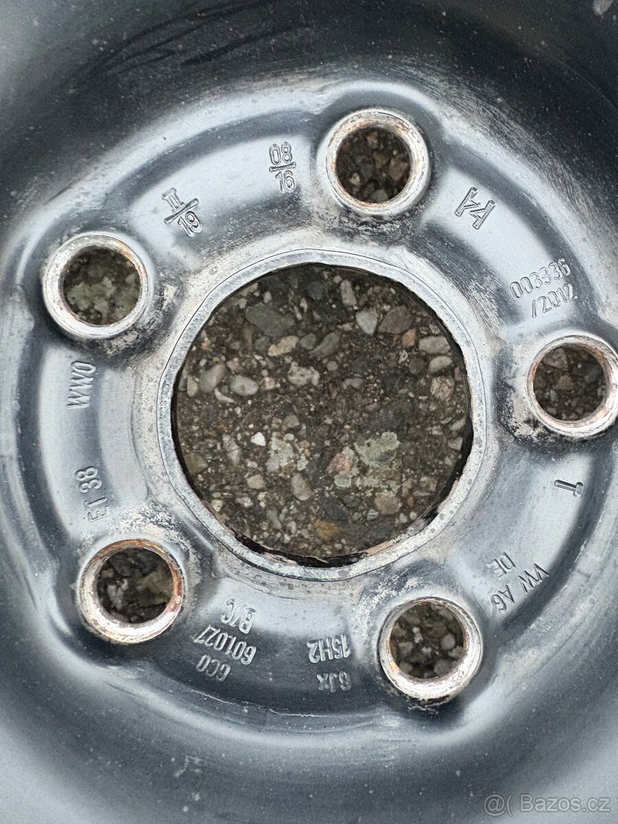 Rezervní kolo Vw Škoda 5x100 r15 - 4