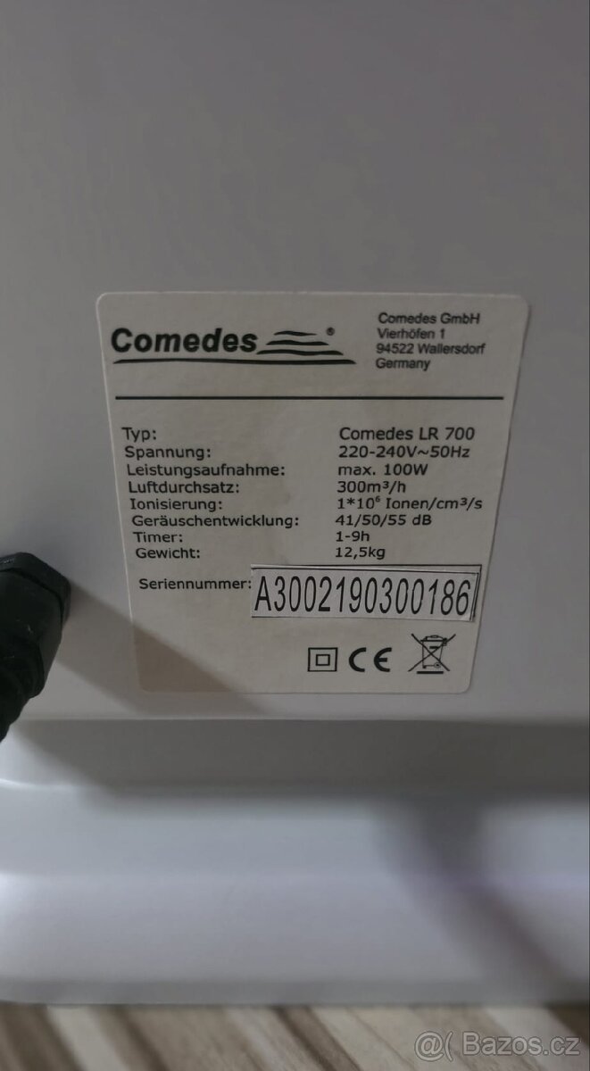 ČISTIČKA VZDUCHU COMEDES LR700 - 4