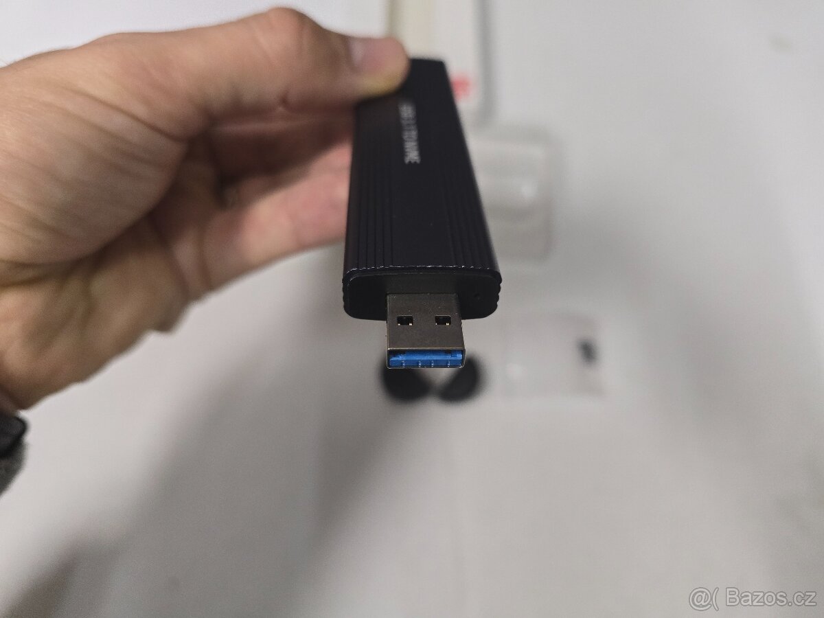 Přenosný SSD M.2 USB3 + USB-C adaptér NVME/SATA nový - 4