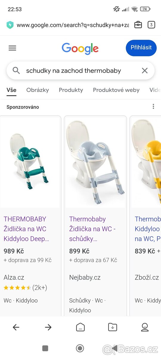 Stolička, schůdky na wc - 4