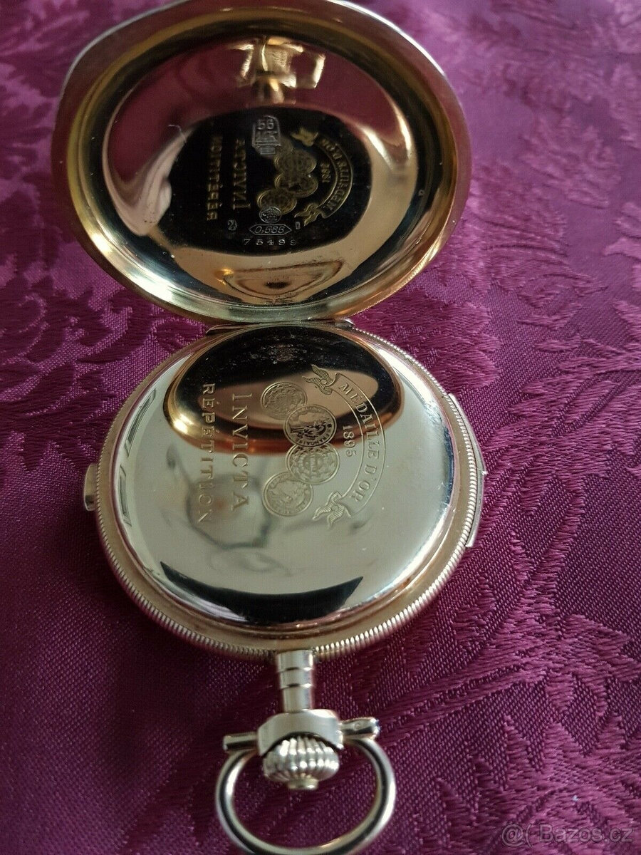 Vynikající kapesní hodinky Invicta Repetition s chronografem - 4