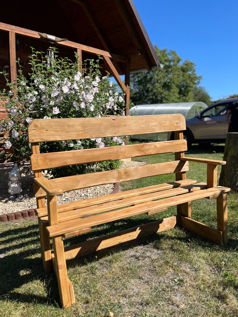 🌲🪑 Zahradní lavička – ruční výroba 🛠️✨ - 4