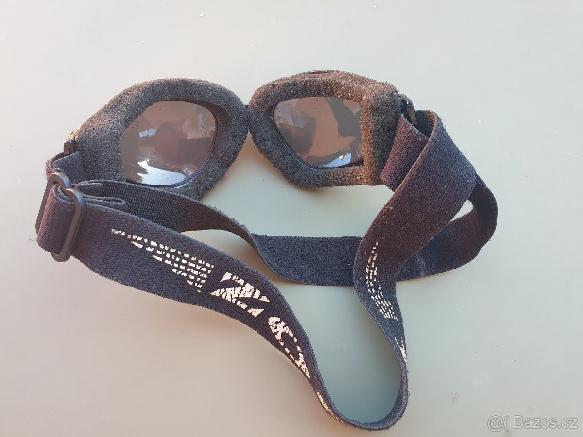 Prodám použité moto retro brýle - 4